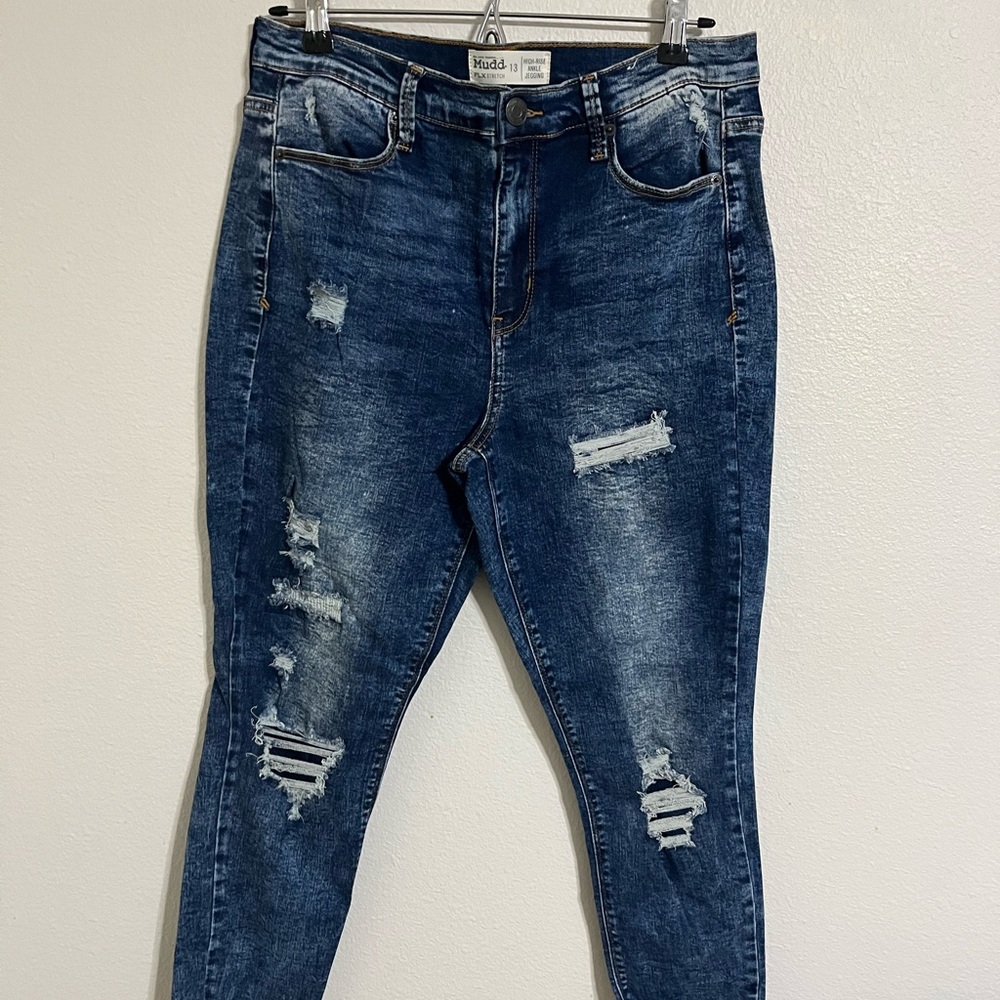 Mudd Vintage Distressed Skinny Jeans